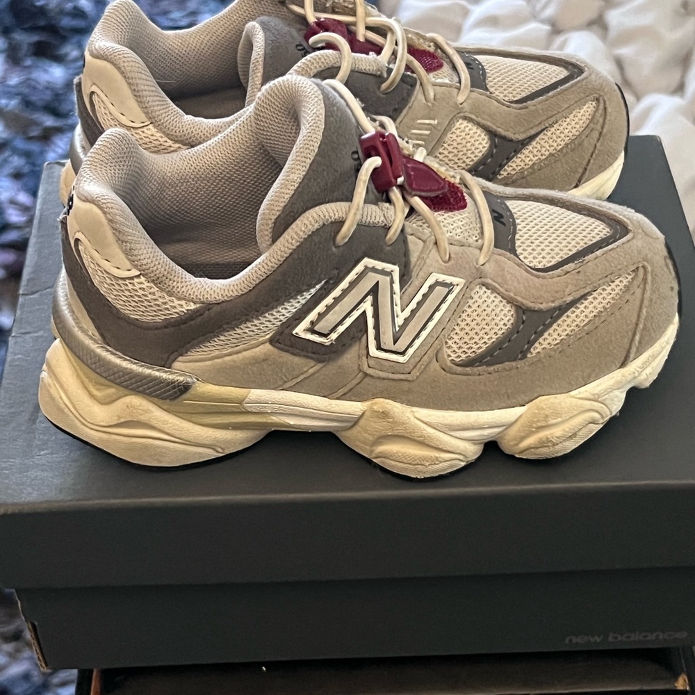 New Balance Gray and White 9060